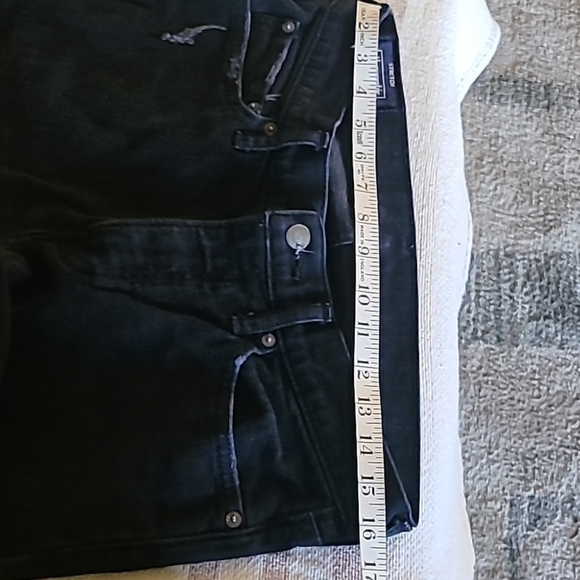 Abercrombie&Fitch,Felix super stretch slim ditressed skinny.(#840c)black 31"x32" - Picture 6 of 16